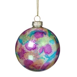 Xenos Kerstbal bleeding - multikleur- Kerstballen