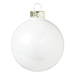 Xenos Kerstbal box - set van 8 - ø7 cm- Kerstballen