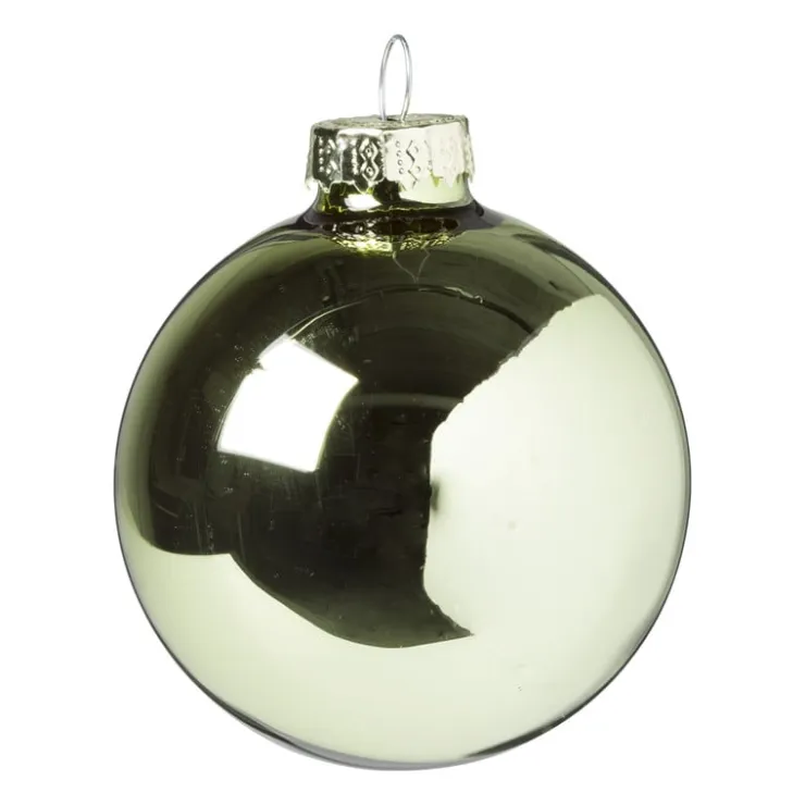Xenos Kerstbal box - set van 8 - ø7 cm- Kerstballen