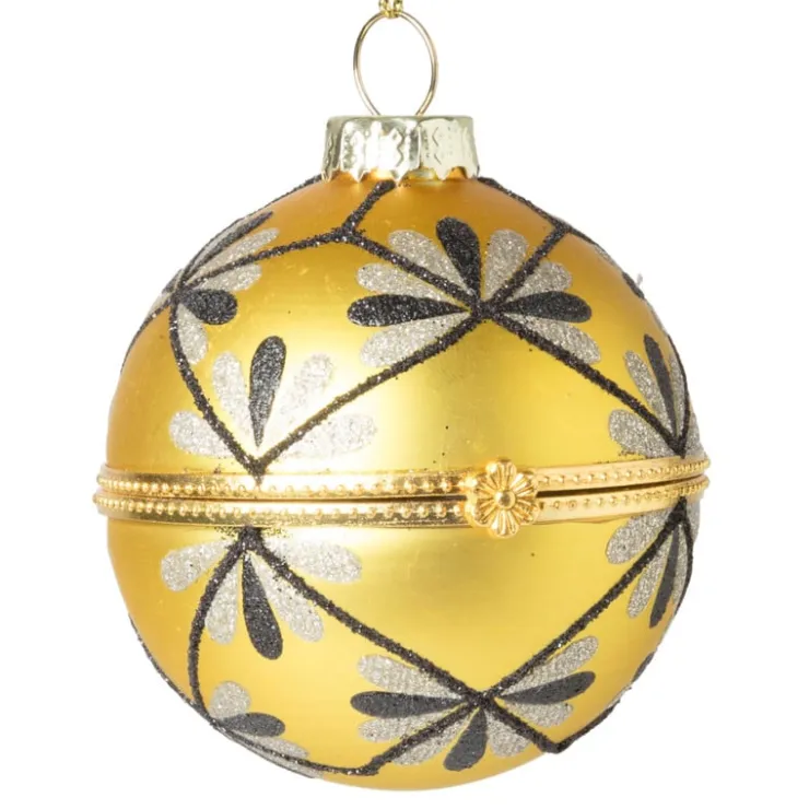 Xenos Kerstbal faberge - goud -ø6 cm- Kerstballen