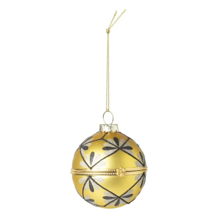 Xenos Kerstbal faberge - goud -ø6 cm- Kerstballen