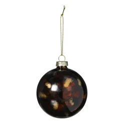 Xenos Kerstbal glossy - bruin- Kerstballen