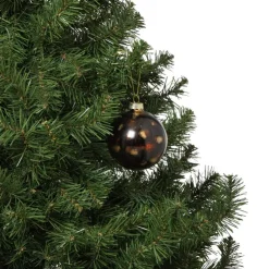 Xenos Kerstbal glossy - bruin- Kerstballen