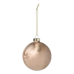 Xenos Kerstbal satijn - lichtbruin- Kerstballen