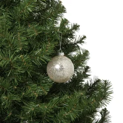Xenos Kerstbal sequins - beige- Kerstballen