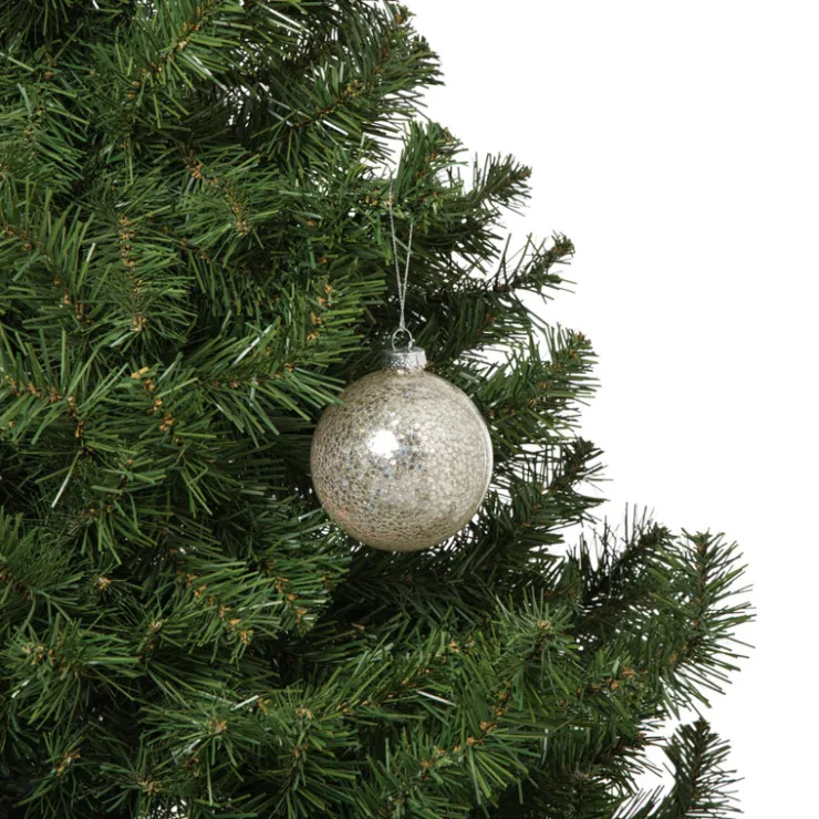 Xenos Kerstbal sequins - beige- Kerstballen