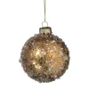 Xenos Kerstbal shiny - goudkleurig- Kerstballen