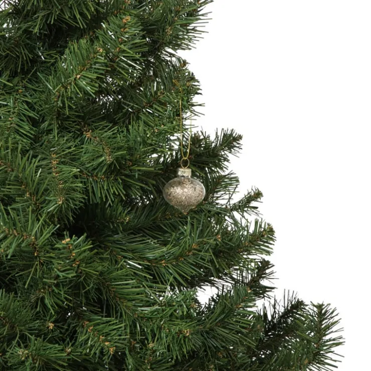 Xenos Kerstbal sneeuwvlok - goudkleurig- Kerstballen