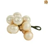 Xenos Kerstballetjes op draad - goudkleurig - diverse varianten - ø2 cm- Kerstballen
