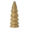 Xenos Kerstboom hout - bruin - ø5.5x15 cm- Kerstfiguren
