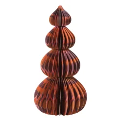 Xenos Kerstboom papier clashing colours - 26 cm- Kerstfiguren