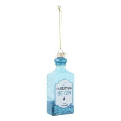 Xenos Kersthanger blauwe gin- Kersthangers|Kerstballen
