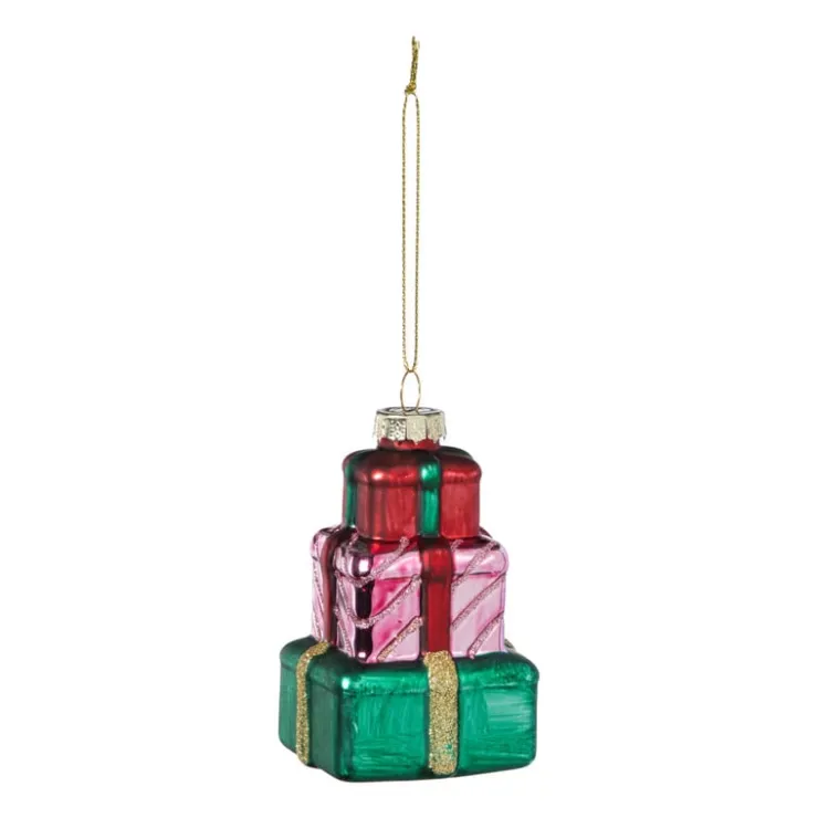 Xenos Kersthanger cadeautjes - diverse varianten - 9.8x5.5x5 cm- Kersthangers|Kerstballen