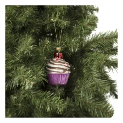Xenos Kersthanger cupcake - diverse varianten - ø7x10 cm- Kersthangers|Kerstballen
