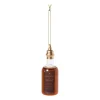 Xenos Kersthanger fles wijn - diverse varianten - ø3.5x14 cm- Kersthangers|Kerstballen