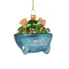 Xenos Kersthanger holy guacemole - glas - 10x10.1x9.2- Kersthangers|Kerstballen