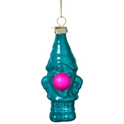 Xenos Kersthanger kabouter - groen - 10.5x5.3x4.7 cm- Kersthangers|Kerstballen