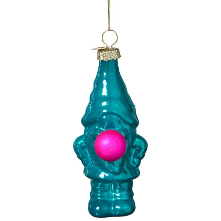 Xenos Kersthanger kabouter - groen - 10.5x5.3x4.7 cm- Kersthangers|Kerstballen