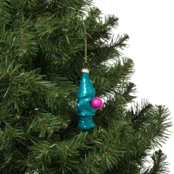 Xenos Kersthanger kabouter - groen - 10.5x5.3x4.7 cm- Kersthangers|Kerstballen