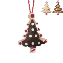 Xenos Kersthanger kerstboom - diverse varianten - 13x7.5x1 cm- Kersthangers|Kerstballen