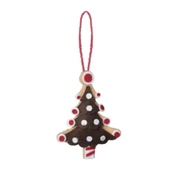 Xenos Kersthanger kerstboom - diverse varianten - 13x7.5x1 cm- Kersthangers|Kerstballen