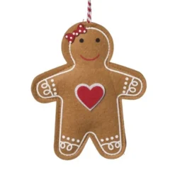 Xenos Kersthanger koekmannetje - diverse varianten - 10.5x9.5x1 cm- Kersthangers|Kerstballen