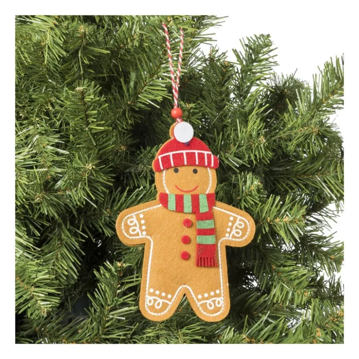 Xenos Kersthanger koekmannetje - diverse varianten - 10.5x9.5x1 cm- Kersthangers|Kerstballen