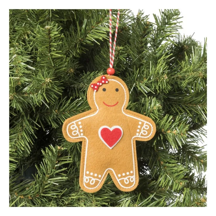Xenos Kersthanger koekmannetje - diverse varianten - 10.5x9.5x1 cm- Kersthangers|Kerstballen