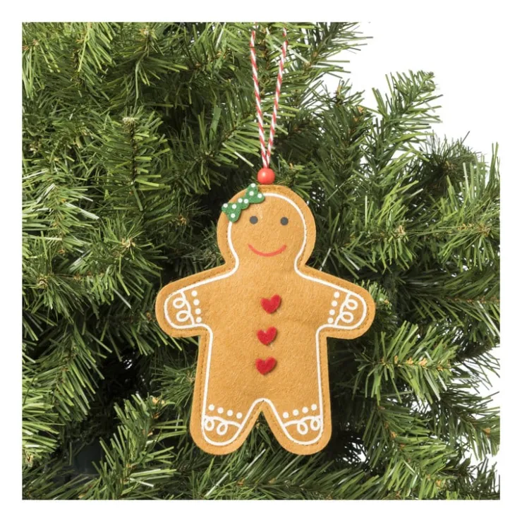 Xenos Kersthanger koekmannetje - diverse varianten - 10.5x9.5x1 cm- Kersthangers|Kerstballen