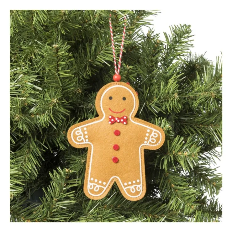 Xenos Kersthanger koekmannetje - diverse varianten - 10.5x9.5x1 cm- Kersthangers|Kerstballen