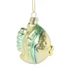 Xenos Kersthanger maanvis - multikleur - 8x7x3.5 cm- Kersthangers|Kerstballen
