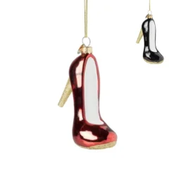 Xenos Kersthanger pump - diverse kleuren - 11x6.7x4.1 cm- Kersthangers|Kerstballen