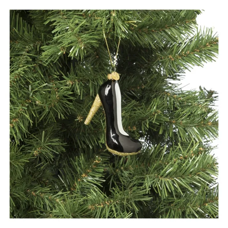 Xenos Kersthanger pump - diverse kleuren - 11x6.7x4.1 cm- Kersthangers|Kerstballen