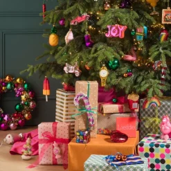 Xenos Kersthanger schilderij hond - diverse varianten - glas- Kersthangers|Kerstballen