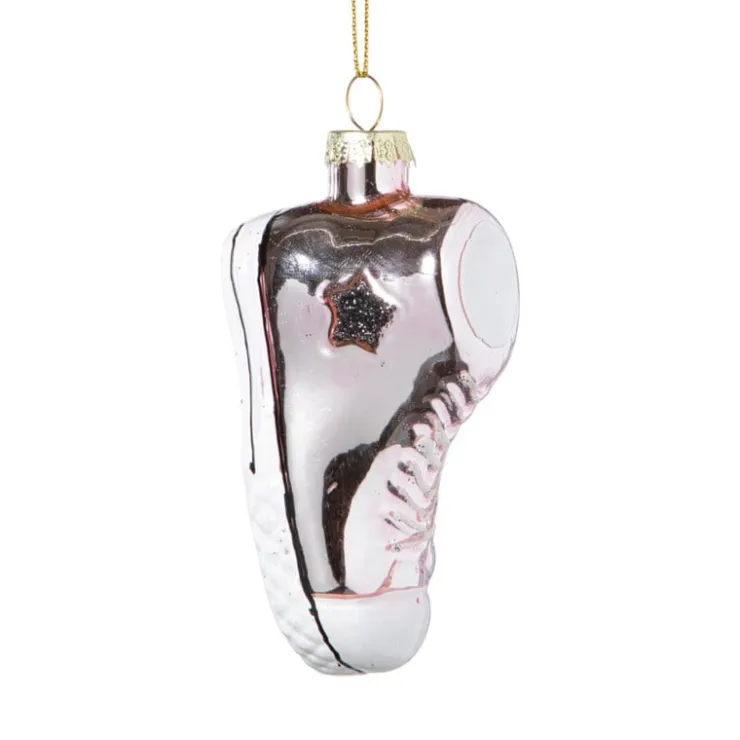 Xenos Kersthanger sneaker - roze - 9.2x4.8x3.5 cm- Kersthangers|Kerstballen