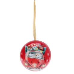 Xenos Kersthanger voorraadblik - diverse varianten - ø7.5 cm- Kersthangers|Kerstballen
