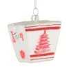 Xenos Kersthanger wok to go - glas - 11x11x7.5 cm- Kersthangers|Kerstballen