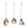 Xenos Kersthangers dieren - set van 3- Kersthangers|Kerstballen