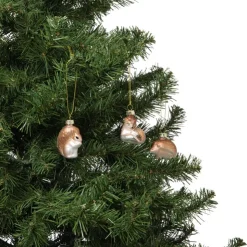 Xenos Kersthangers dieren - set van 3- Kersthangers|Kerstballen