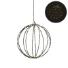 Xenos Kerstverlichting hangende kerstbal - warm wit - ø25 cm- Kerstverlichting