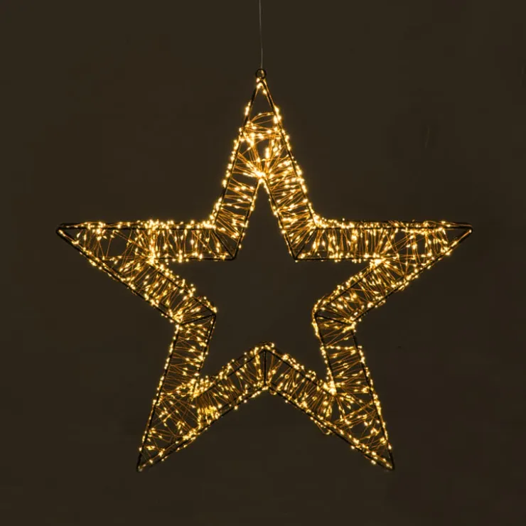 Xenos Kerstverlichting ster groot - warm wit - 58 cm- Kerstverlichting|Kerstboom Verlichting