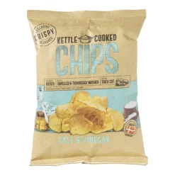 Xenos Kettle Cooked Chips - Salt & Vinegar - 150 gram- Chips, Nootjes En Zoutjes