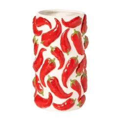 Xenos Keukengerei pot peper - rood - ø11.5x20 cm- Keukengerei|Voorraadpotten