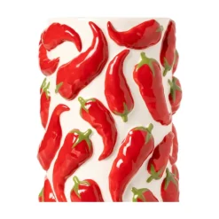 Xenos Keukengerei pot peper - rood - ø11.5x20 cm- Keukengerei|Voorraadpotten