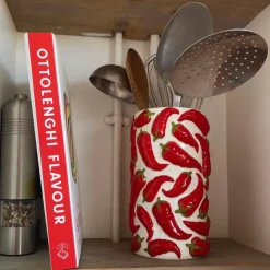 Xenos Keukengerei pot peper - rood - ø11.5x20 cm- Keukengerei|Voorraadpotten