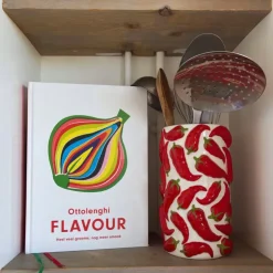 Xenos Keukengerei pot peper - rood - ø11.5x20 cm- Keukengerei|Voorraadpotten