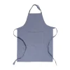 Xenos Keukenschort denim - blauw - 65x85 cm- Schorten