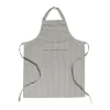 Xenos Keukenschort gestreept - groen/wit - 65x85 cm- Schorten