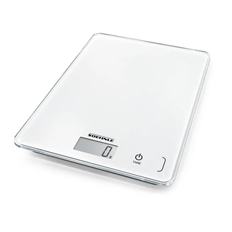 Xenos Keukenweegschaal Soehnle - wit - 23.4x19.2x2.5 cm- Keukenapparatuur
