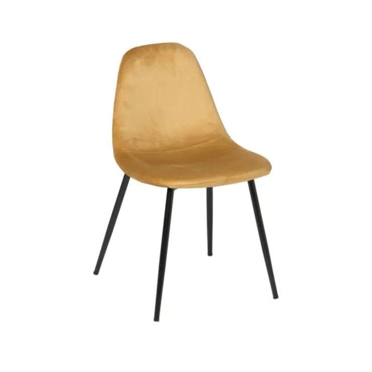 Xenos Kinderstoel Ivy - geel - 60x36.5x33.5 cm- Kinderstoeltjes